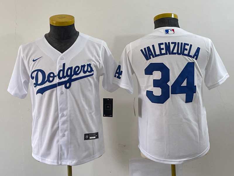 Youth Los Angeles Dodgers #34 Fernando Valenzuela White Stitched Cool Base Nike Jersey,We sell and wholesale Youth Los Angeles Dodgers #34 Fernando Valenzuela White Stitched Cool Base Nike Jersey on line form chian!